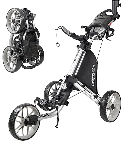 CaddyTek CaddyLite 11.5 V3 3輪ゴルフプッシュカート - スーパー